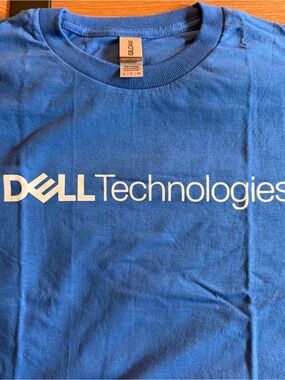 Dell Technologies Blue Short Sleeve Tee Shirt